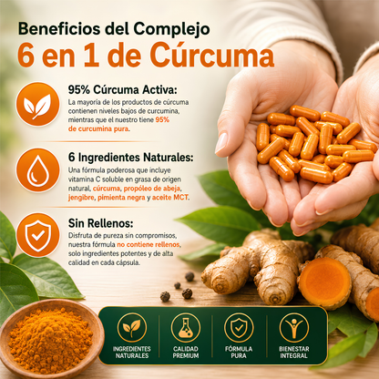 TURMERIC CURCUMIN – Apoyo antiinflamatorio y bienestar diario