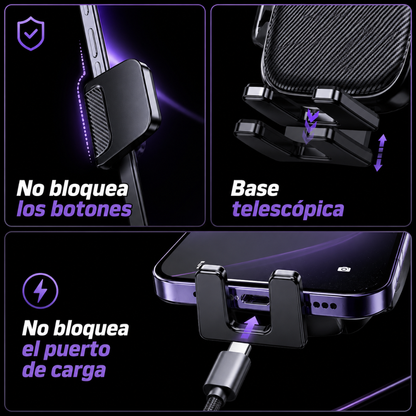 HOLDER CARRO WA-S54 WK DESING – Conduce con el celular visible, seguro y siempre a mano