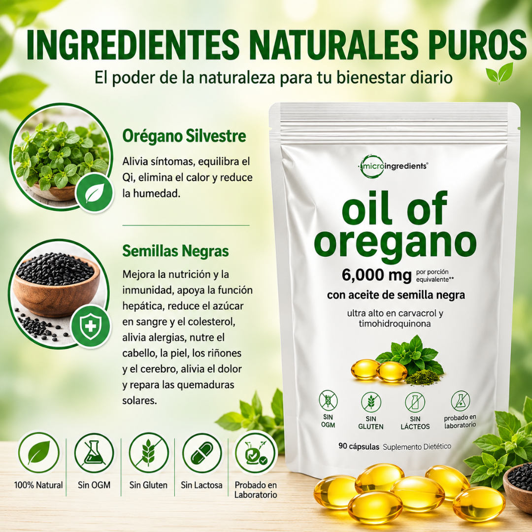 OREGANO OIL – Apoyo natural diario