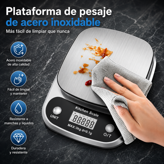 BALANZA DIGITAL – Precisión práctica para cocinar