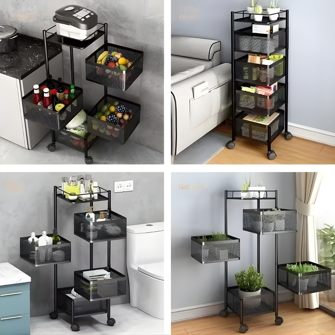 ORGANIZADOR VERTICAL CUADRADO 5 COMPARTIMIENTOS 95CM – Más espacio, orden inteligente y almacenamiento práctico