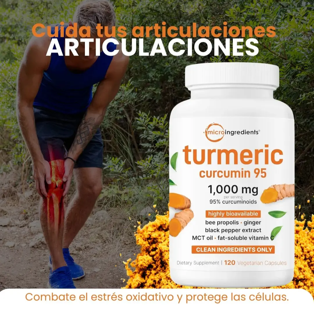 TURMERIC CURCUMIN – Apoyo antiinflamatorio y bienestar diario