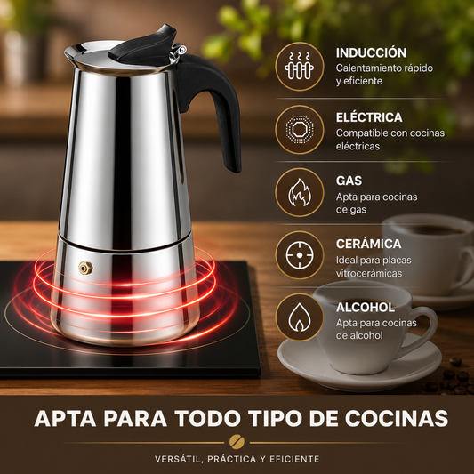 CAFETERA ESPRESSO – Café intenso, aromático y fácil de preparar en casa