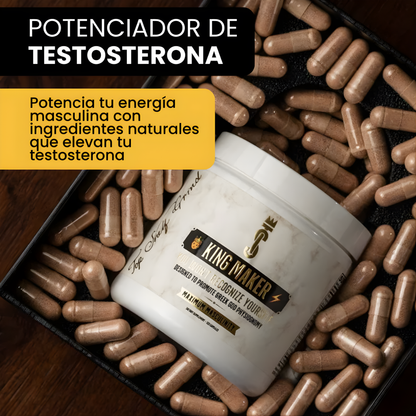 KING MAKER CAPSULES — Apoyo masculino, energía y confianza diaria