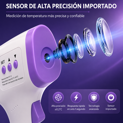 TERMÓMETRO INFRARROJO DIGITAL SIN CONTACTO – Medición rápida y segura
