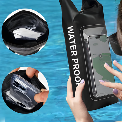 BOLSO IMPERMEABLE WATERPROOF DRY BAG – Protección total contra el agua, seguridad para tus objetos y aventura sin preocupaciones