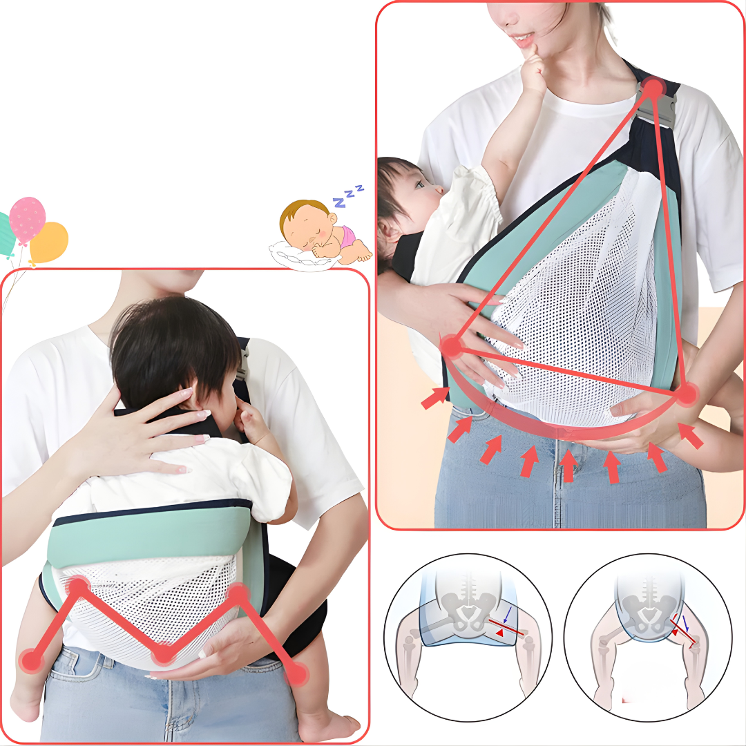 CARGADOR DE BEBÉ – Comodidad ergonómica, cercanía segura y apoyo total para tu día a día