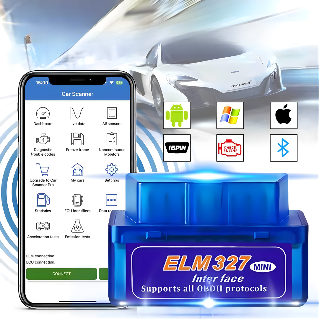 SCANNER AUTOMOTRIZ – Diagnóstico rápido y sin cables para tu auto