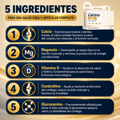 CALCITRIN GOLD – Apoyo para huesos fuertes