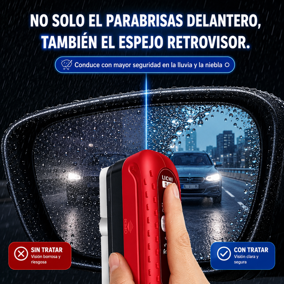 LIMPIADOR REPELENTE AL AGUA – Visión clara y segura