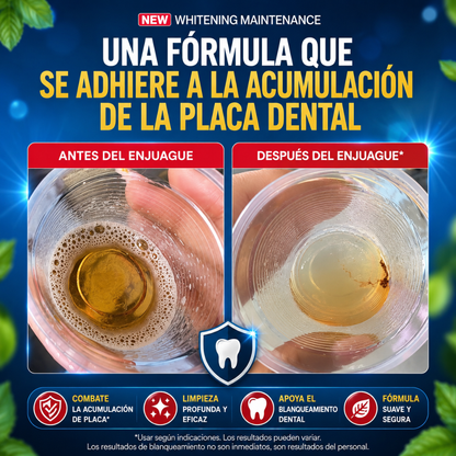 ENJUAGUE BUCAL BLANQUEADOR AVANZADO – Limpieza visible y aliento fresco