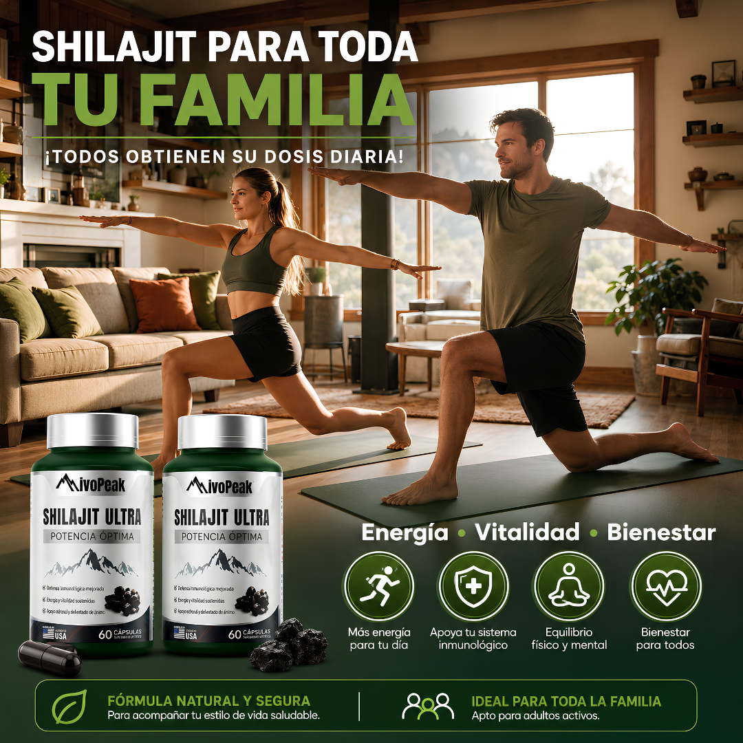NivoPeak Shilajit Puro - El Potenciador natural de Testosterona N°1