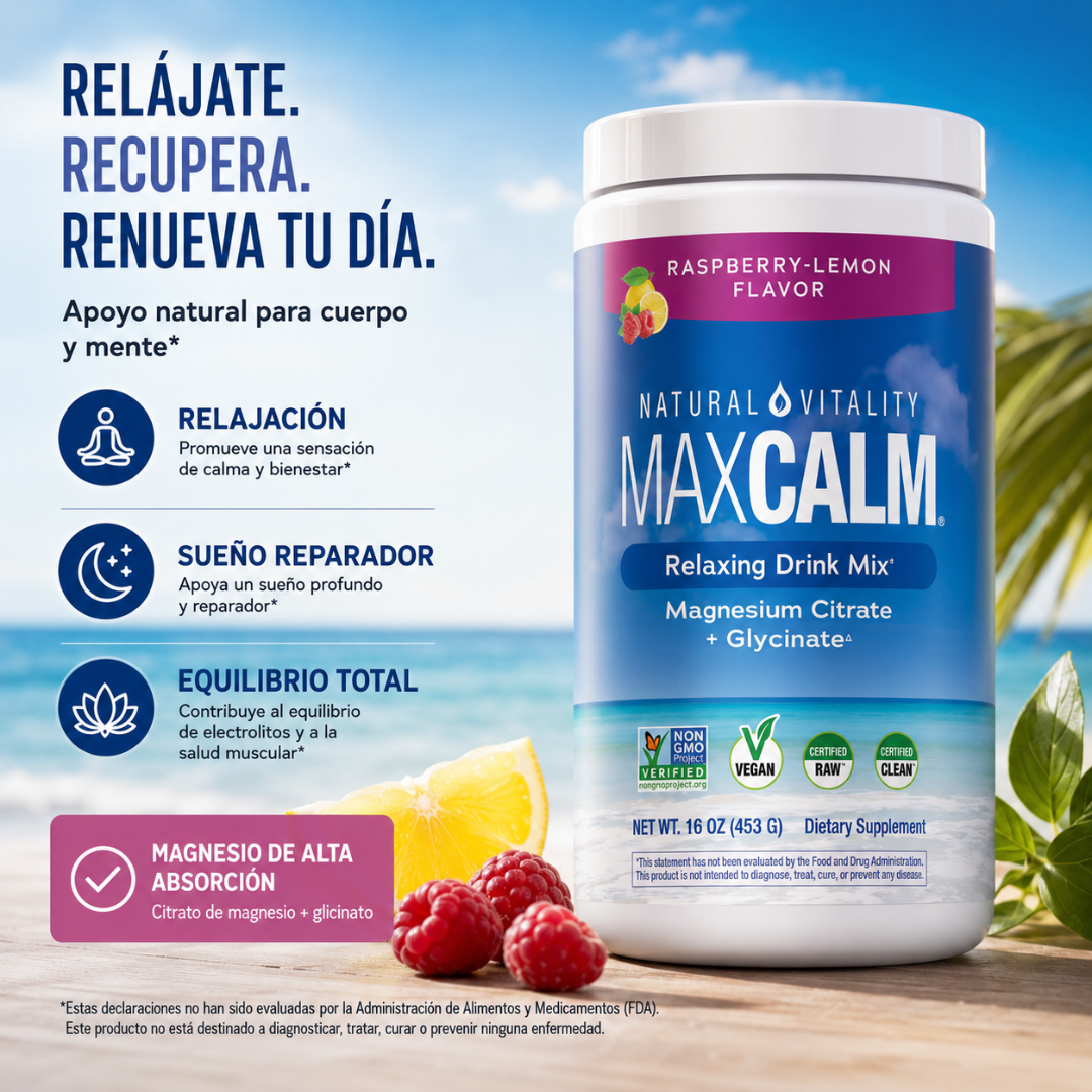 MAXCALM – Relajación, equilibrio y calma para desconectarte del estrés diario
