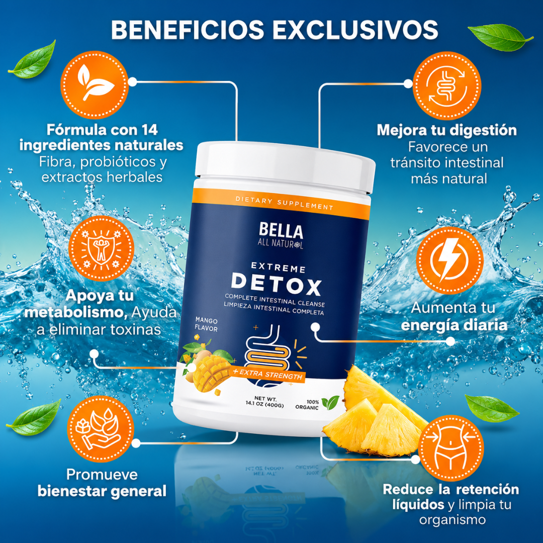EXTREME DETOX — Siente el cuerpo más ligero desde adentro