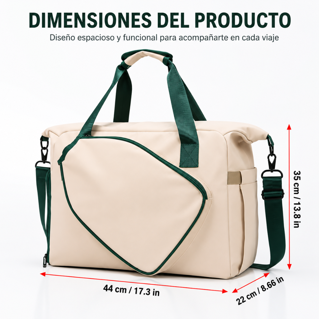 BOLSO DEPORTIVO CM14 – Más espacio, bolsillos funcionales y resistencia para llevar todo en cada salida