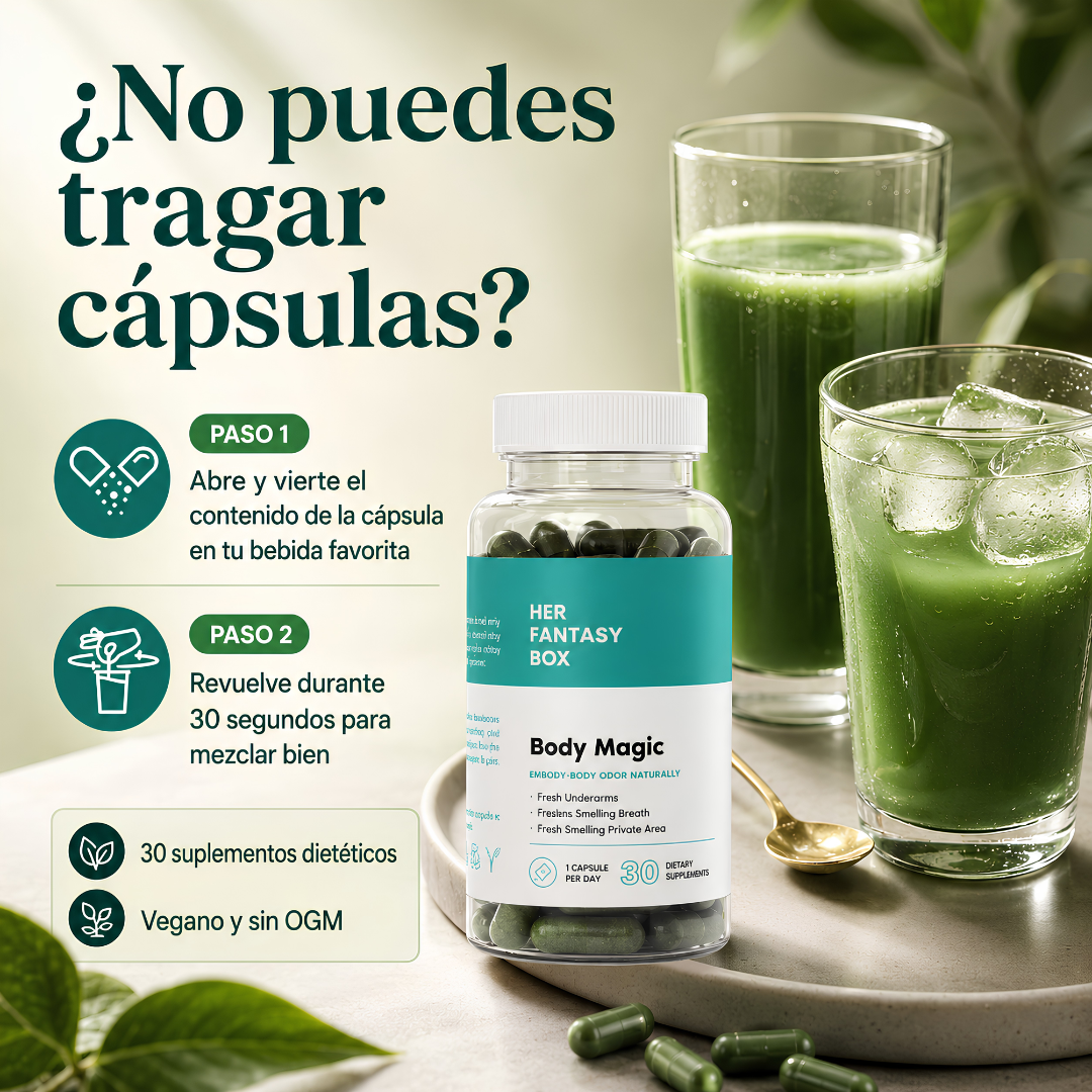 BODY MAGIC – Apoyo interno para sentirte más fresca y segura
