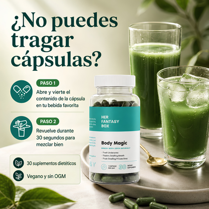 BODY MAGIC – Apoyo interno para sentirte más fresca y segura