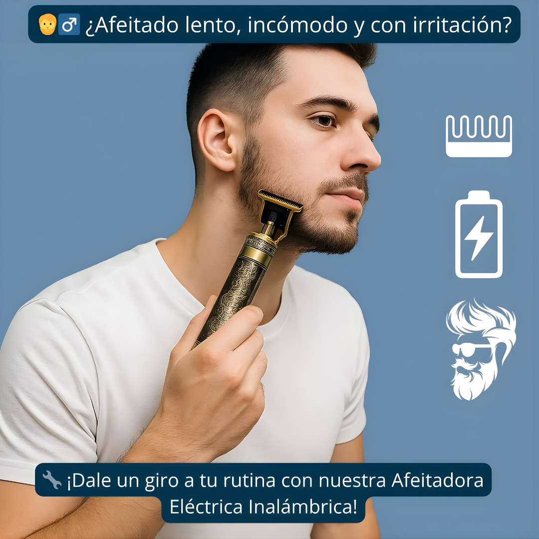 RASURADORA DE PRECISIÓN KEMEI T9 – Corte preciso, estilo definido y acabado profesional