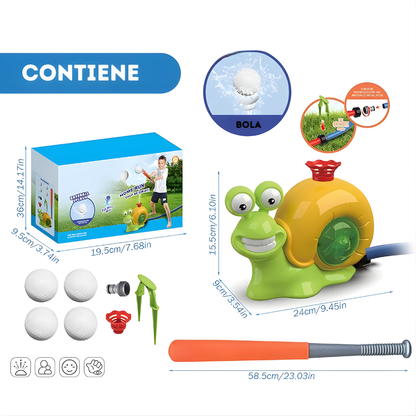 JUGUETE DE AGUA PARA BATEAR – Diversión refrescante, juego activo y entretenimiento al aire libre