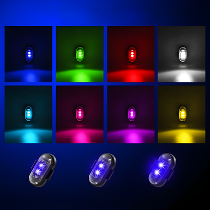 LUCES LED PARA CARRO O MOTO (4 UNIDADES) – Iluminación potente, estilo personalizado y visibilidad total en cada recorrido