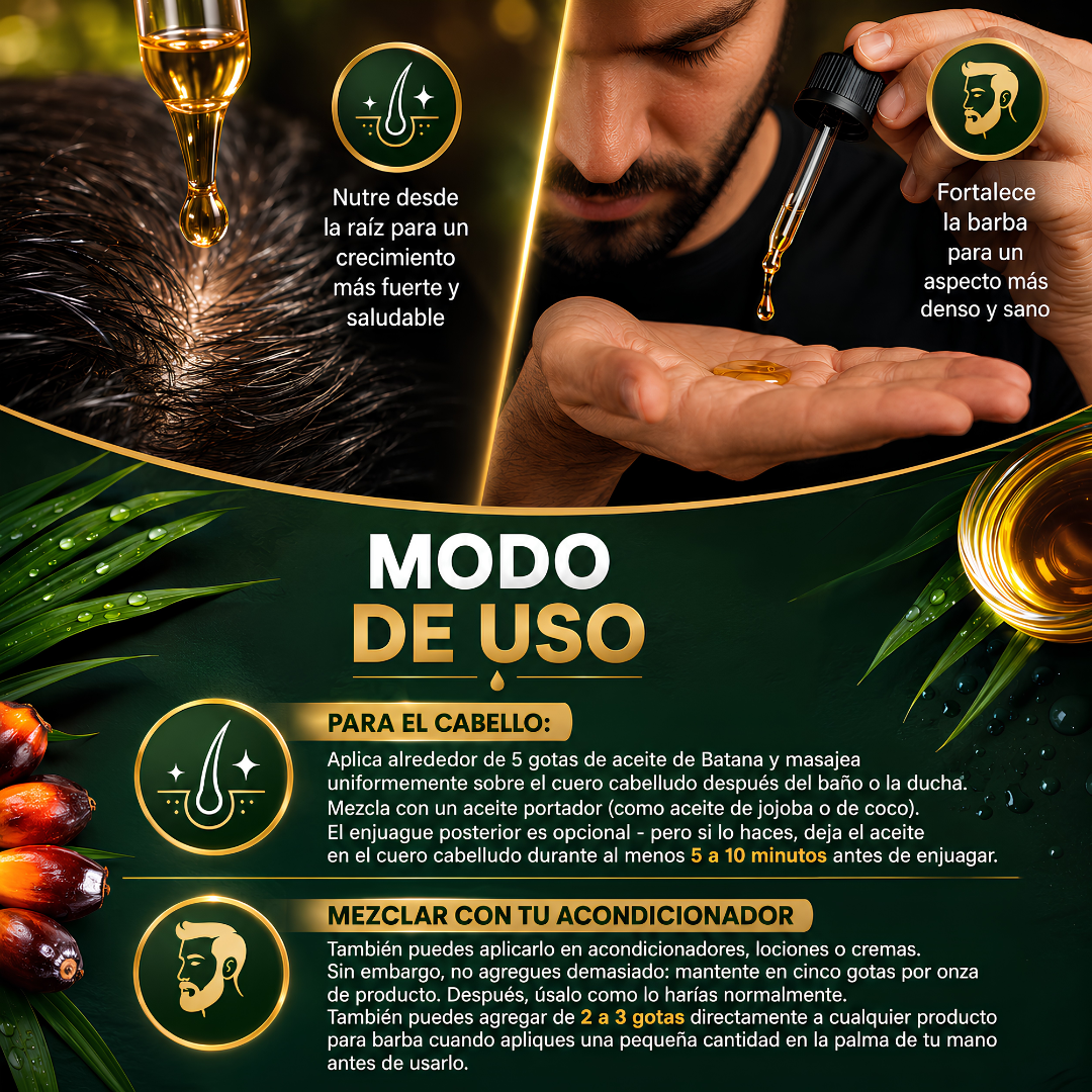 BATANA – Fuerza para barba y cabello