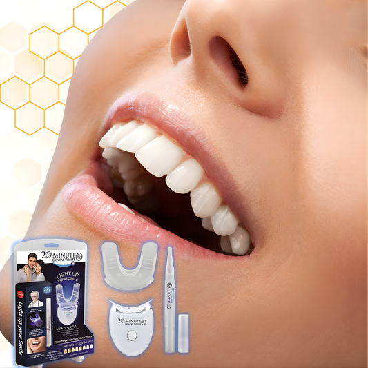 BLANQUEADOR DENTAL — Sonríe con seguridad y dientes visiblemente más blancos