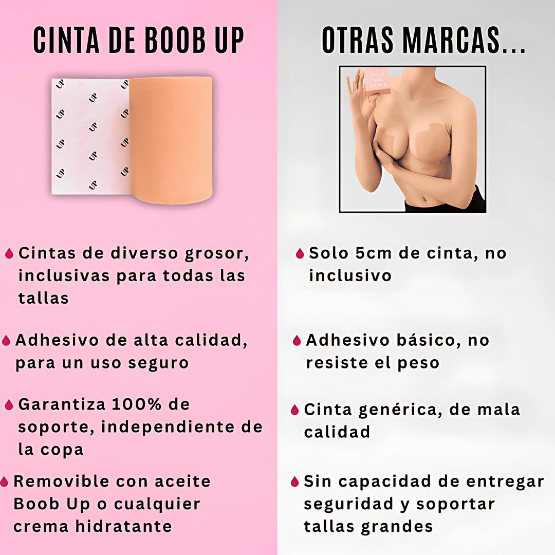 BOOB TAPE CINTA LEVANTA BUSTOS – Forma perfecta, soporte seguro y confianza total en cada escote