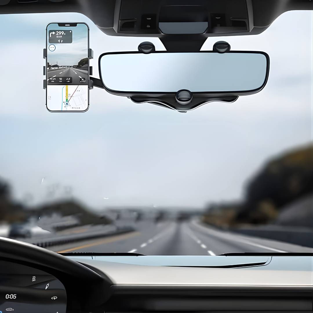 SOPORTE DE TELEFONO PARA AUTO – Navegación segura, visión clara y control sin distracciones al conducir