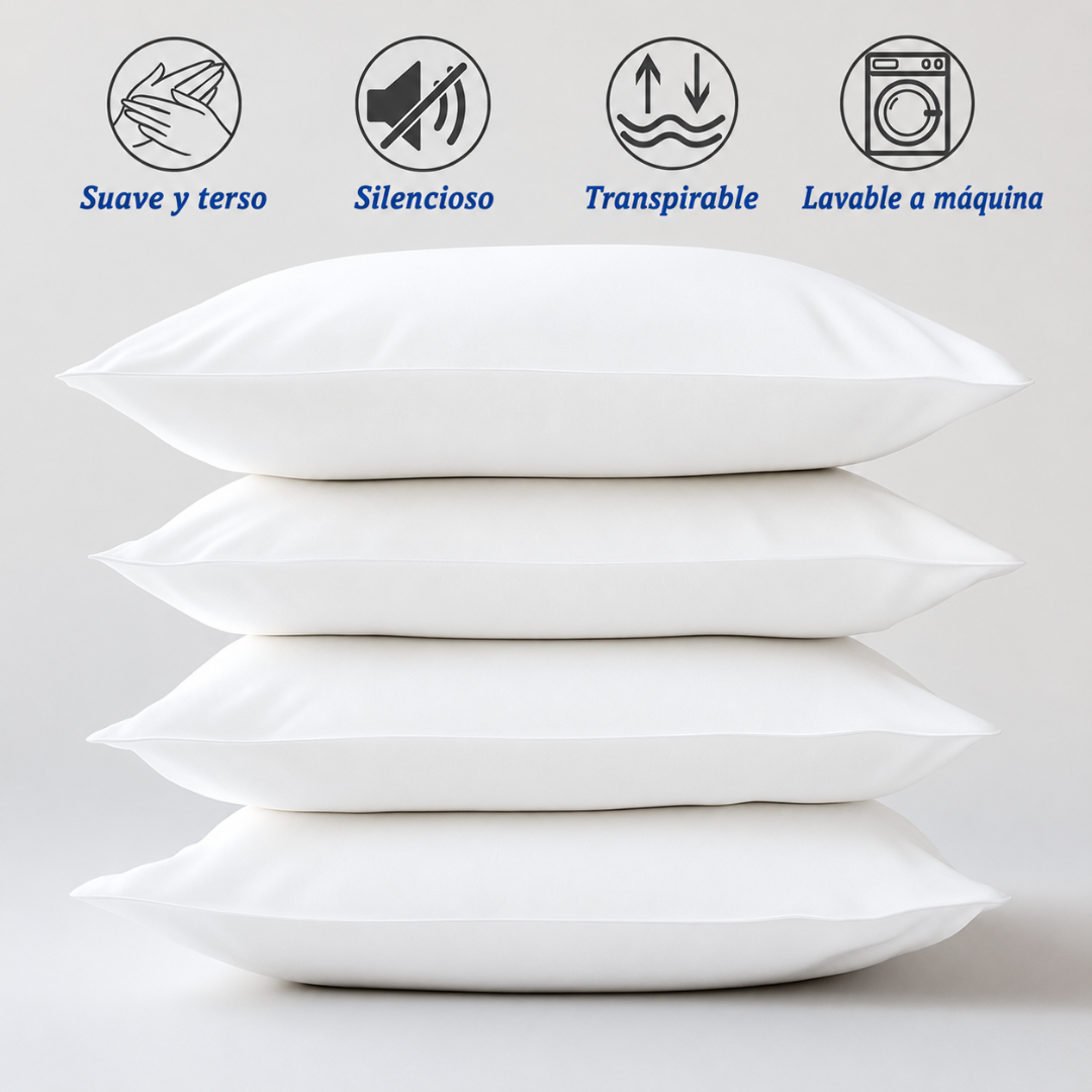 PAQUETE DE 2 ALMOHADAS HOTELERAS — Duerme y descansa como en un hotel