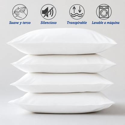 PAQUETE DE 2 ALMOHADAS HOTELERAS — Duerme y descansa como en un hotel
