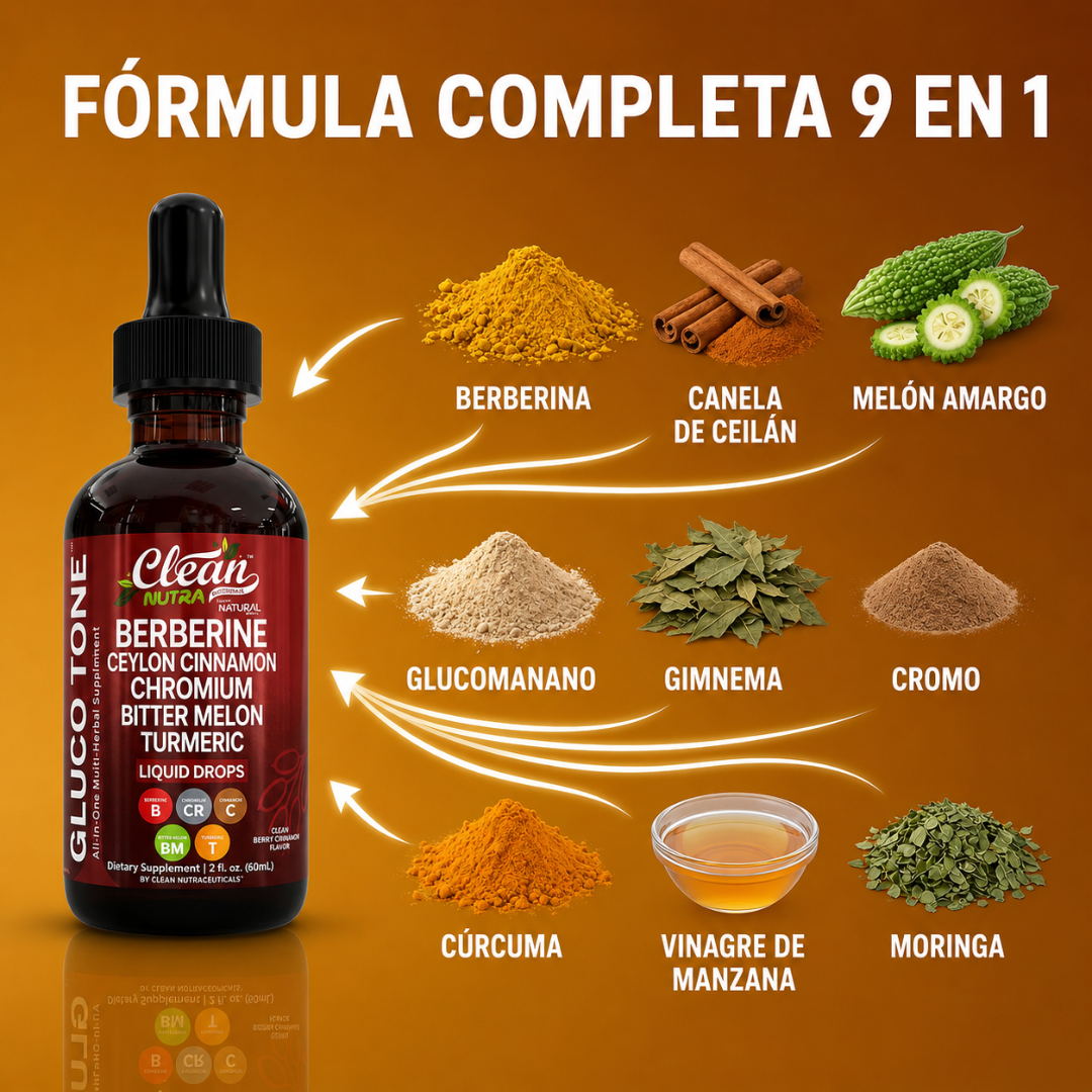 GLUCO TONE — Equilibrio metabólico para el azúcar y la piel