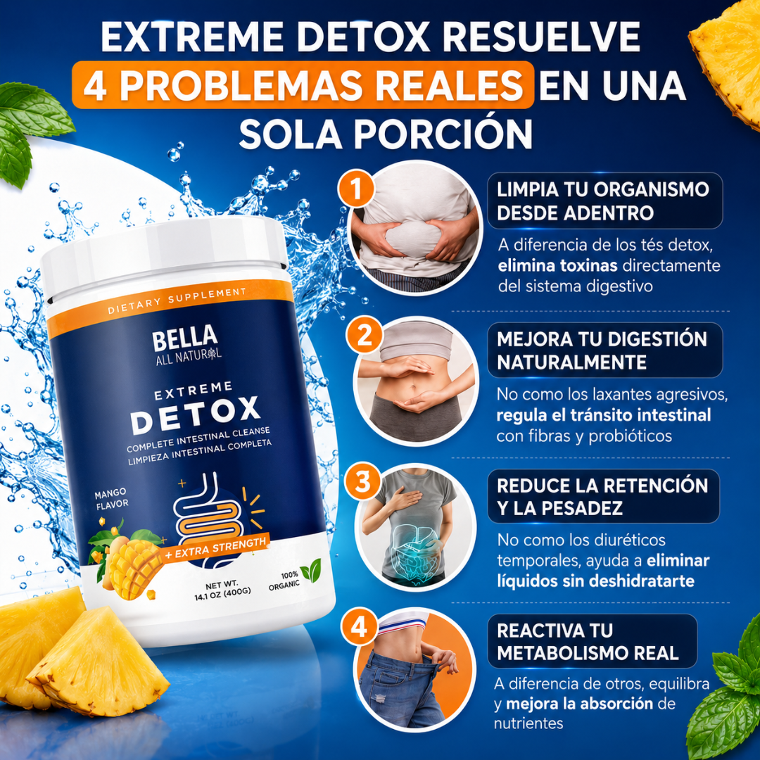 EXTREME DETOX — Siente el cuerpo más ligero desde adentro