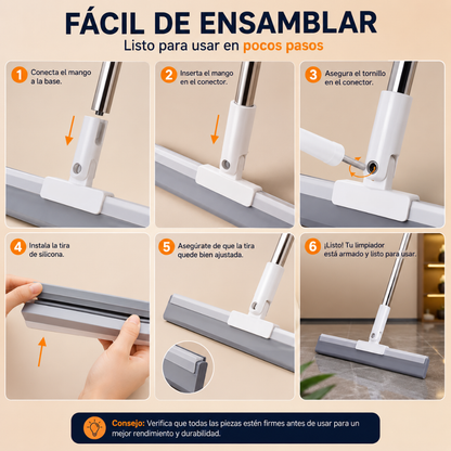 ESCURRIDOR DE AGUA PARA PISOS Y VIDRIOS – Limpieza multifuncional sin esfuerzo