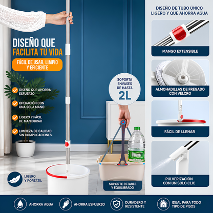 TRAPEADOR PLEGABLE – Limpieza fácil y rápida