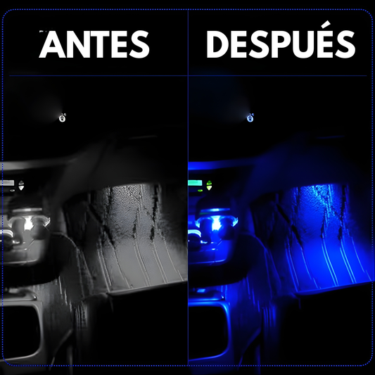 LUCES LED AMBIENTE PARA AUTO – Iluminación envolvente, estilo personalizado y ambiente único en cada trayecto