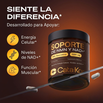 CATA-KOR NMN SUPPLEMENT — Reactiva tu energía celular y frena el envejecimiento desde adentro