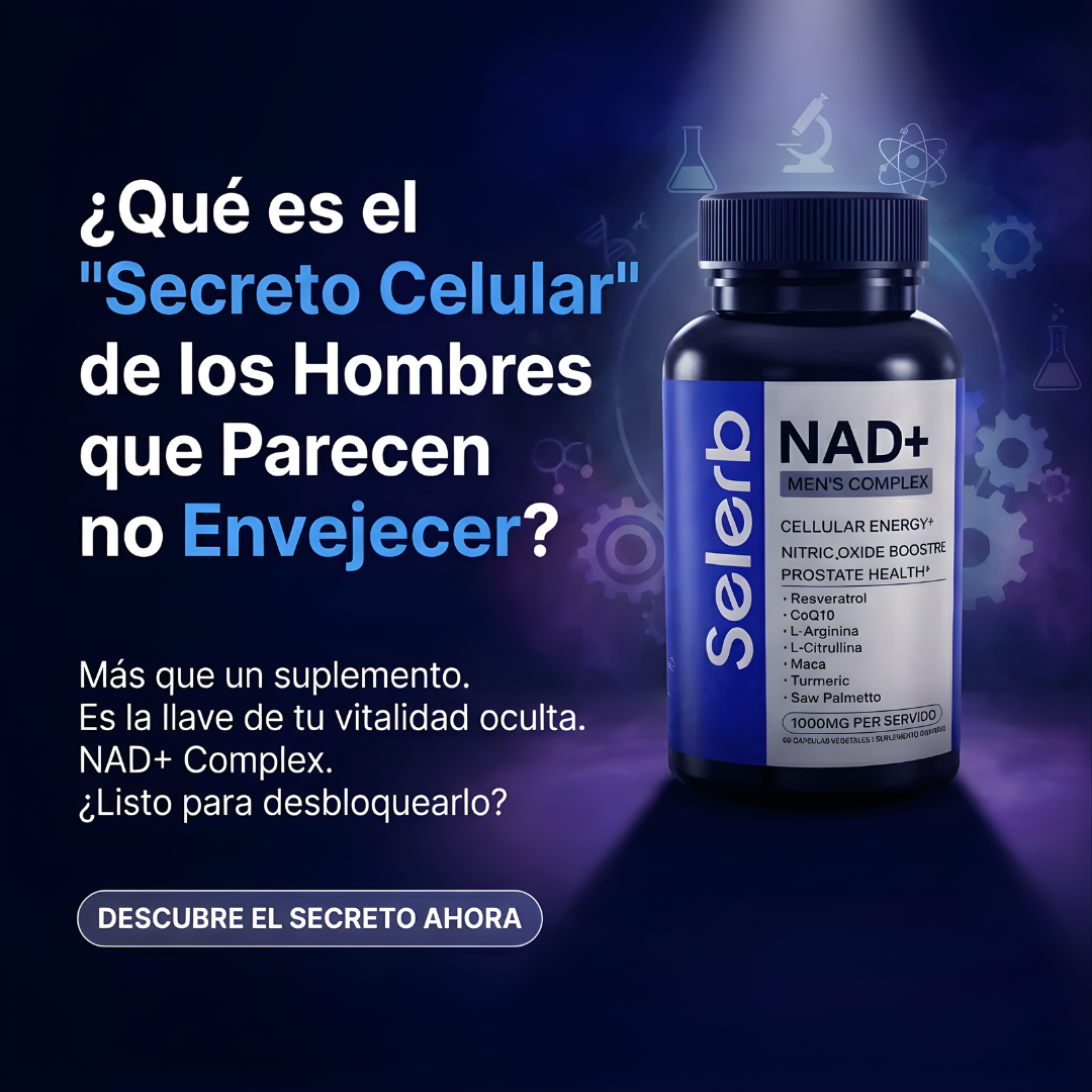 SELER B NAD+ — La energía, vitalidad y rendimiento que el hombre de 35 en adelante empieza a notar que le falta