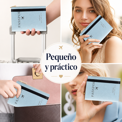PORTA PASAPORTE – Documentos, tarjetas y seguridad en un solo lugar