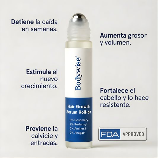 BODYWISE-50 ML — Apoyo para entradas, barba y densidad capilar masculina