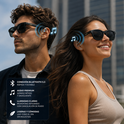 GAFAS DE AUDIO – Escucha tu música y mantente conectado con el mundo al mismo tiempo