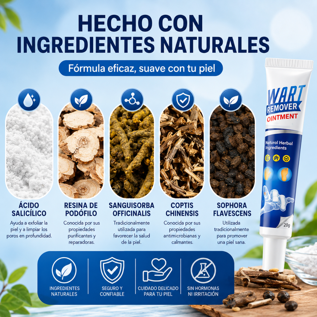CREMA PARA ELIMINAR VERRUGAS – Cuidado localizado para imperfecciones