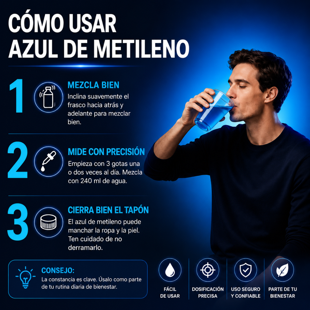 METHYLENE BLUE – Apoyo para memoria y enfoque