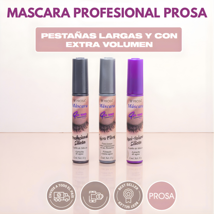 PROSA MÁSCARA DE PESTAÑAS SILICÓN — No necesitás más maquillaje, solo la mirada correctamente definida