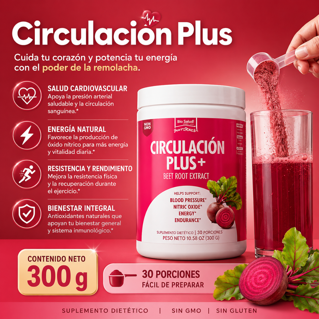 CIRCULACIÓN PLUS – Apoyo circulatorio con remolacha