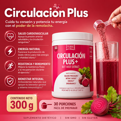 CIRCULACIÓN PLUS – Apoyo circulatorio con remolacha