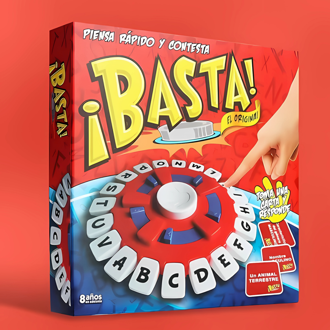 JUEGO DE MESA BASTA — El juego que pone a prueba tu mente