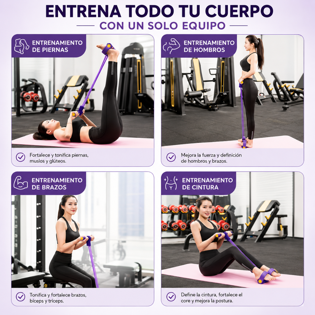 EJERCITADOR DE RESISTENCIA MULTIFUNCIONAL – Entrena todo tu cuerpo desde casa