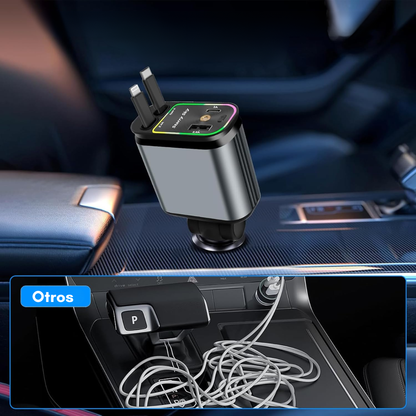 CARGADOR MULTINACIONAL  – Potencia, rapidez y orden en cada viaje