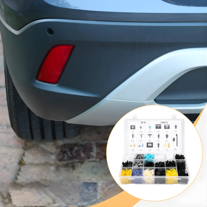 MEGA KIT DE GRAPAS AUTOMOTRICES – Clips y remaches de plástico para reparar y armar tu carro sin ir al taller