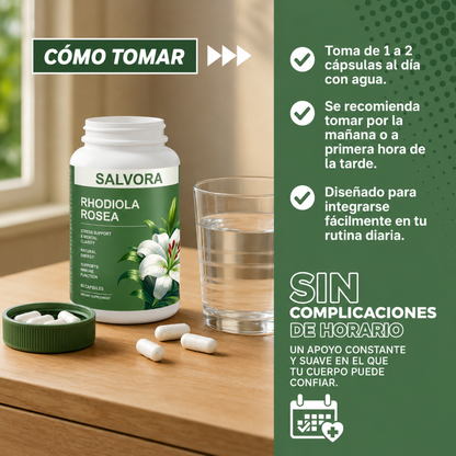 RHODIOLA ROSEA – Energía mental, resistencia al estrés y enfoque para rendir mejor cada día